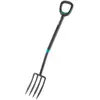 Gardena Fourche à bêcher ErgoLine - 4 dents - Métal - 117cm