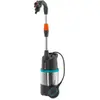 FP Gardena 01764-61 Pompe à fibre de pluie 4700/2 inox Argenté/noir/turquoise/o