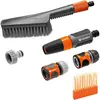 Gardena Ensemble De Brosses De Nettoyage à Poils Souples Cleansystem S