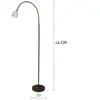 Menzel Provence mat lampadaire 1 lampe à bras flex