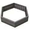 Garantia Graf Ergo Plate-Bande surélevée Système de Ø110 x 25 cm, KST, Noir