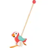 Jouet à pousser - Small Foot - Perroquet en bois - Pour enfant - Mixte