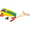 Mini-golf en bois coloré LEGLER - Molehill - 2 clubs et 4 balles - À partir de 5 ans