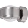 Megatron Due Punto applique murale LED, titane