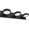 LIGHTME applique miroir LED Aqua down x3 noire