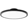 LIGHTME Plafonnier LED Aqua Ø 30,2cm noir