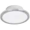 LIGHTME Plafonnier LED Aqua Ø14,7cm chrome
