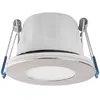 Spot encastré LED MEGAMAN Tego Slim, 2 800 K, nickel, IP65, lot de 1