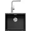 Pack évier + mitigeur massif inox brossé et silgranit Blanco 528441