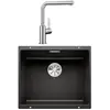 Blanco - pack évier noir + mitigeur inox brossé 528440 - 528440