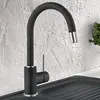 Mitigeur Douchette - Blanco - MIDA-S - Noir - Céramique - Extractible