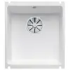 Subline 375 - Évier en céramique, 41x46 cm, blanc brillant 523726 - Blanco
