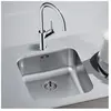 Evier blanco supra 450-u inox - inox lisse - vidage : manuel