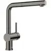 Linus s - Mitigeur d'évier avec bec extractible, acier foncé 527733 - ...