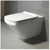 Wc Suspendu, Rimless, Avec Wondergliss, Blanc Alpin Duravit 2551090000
