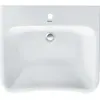 Duravit DuraStyle - Lavabo 65x57 cm, un trou pour robinetterie, blanc 2329650000