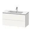 Duravit L-Cube Meuble sous-vasque, 2 tiroirs, LC624201818,