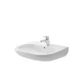Duravit - Vasque D-Code 600 mm avec trop plein, 1 percage mitigeur