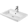 Duravit - 2nd floor - Lavabo avec trop-plein, 60x43 cm, blanc - lavabo un trou 0347600000