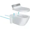 Duravit Starck 2 WC lavant suspendu pour SensoWash, 2533590000,
