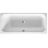 Happy D.2 Baignoire rectangulaire à encastrer, dossier - Duravit