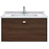 Meuble-Lavabo 850X485 Mm, Avec Un Trou Pour Robinet, Blanc Duravit 030