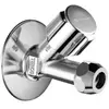 SCHELL COMFORT HOEKSTOPKRAAN 3/8 INCH RECHT CHROOM GLANS