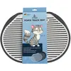 Portapet Tapis de maison de toilette Soft Touch Track Mat, argent - pour chat