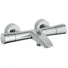 Zenta - Mitigeur thermostatique de baignoire, chrome 351010538 - Kludi
