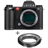 Bague d'adaptation Leica objectif M vers boitiers SL, CL, T et TL noir