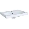 Vanity acanto Compact 600 x 420 mm, avec trou de coulée, avec trop-plein 500631012 - Geberit
