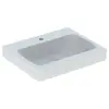 Lavabo 60X49 Cm, Sans Trop-Plein, Trou Pour Robinet, Blanc Geberit