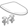 Siège de toilette mango avec couvercle, charnières chrome 573800000 - Geberit