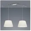 Helestra Certo suspension conique 2 lampes blanche