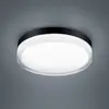 Helestra Tana Plafonnier LED, noir, Ø 28 cm