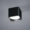 Helestra Dora plafonnier LED angulaire noir mat