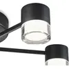Helestra Kala plafonnier LED, noir, 7 lampes