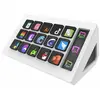 XYSTEC Contrôleur de streaming avec 15 touches macro personnalisables - blanc