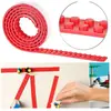 Infactory : Bande adhésive 1 m pour briques de construction - Rouge