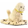 Infactory : Chien en peluche avec détecteur de mouvement et de contact