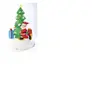 Infactory Sapin de Noël autogonflant rotatif, 150 cm