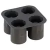 Infactory Moule silicone pour 4 verres en glace