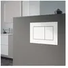 Plaque de déclenchement blanche double touche TECEnow 9240400