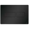 Tece - wc solid 9240416 noir mat, 220x150x6mm, pour double technologie
