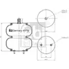 Soufflet à air, suspension pneumatique FEBI BILSTEIN 45759