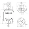Soufflet à air, suspension pneumatique FEBI BILSTEIN 49186