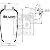 FEBI BILSTEIN Soufflet à air, suspension pneumatique (Ref: 32819)