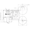 Soufflet à air, suspension pneumatique FEBI BILSTEIN 35674