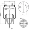 Soufflet à air, suspension pneumatique FEBI BILSTEIN 38667