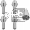 Jeu de 4 vis antivols de roue auto, coniques 12x1,50x28 Febi 27049